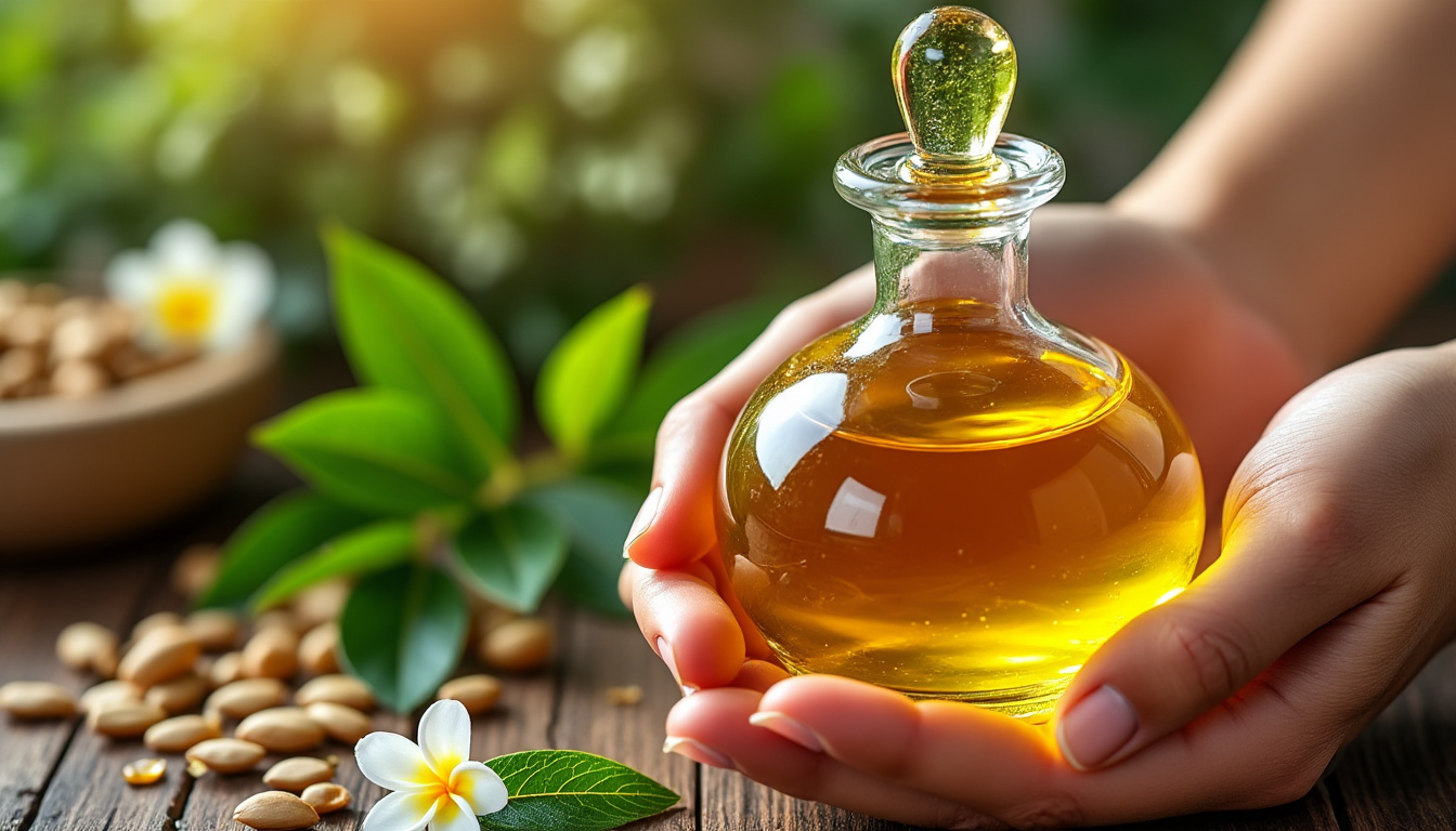 explorez les nombreux bienfaits et vertus de l'huile de jojoba, un ingrédient naturel aux propriétés hydratantes, régénérantes et protectrices pour la peau et les cheveux.