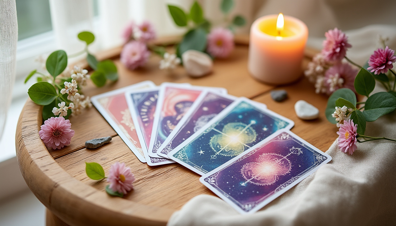 découvrez chaque jour le tirage de cartes 'inspire & moi' sur femininbio.com pour une dose quotidienne d'inspiration et de conseils bien-être.