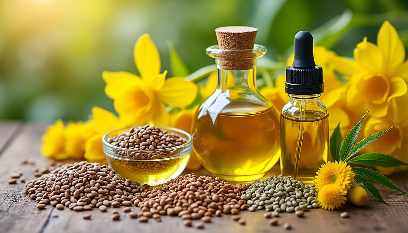 découvrez les bienfaits des huiles riches en oméga-3 : lin, cameline, chanvre et colza pour une alimentation saine et équilibrée.