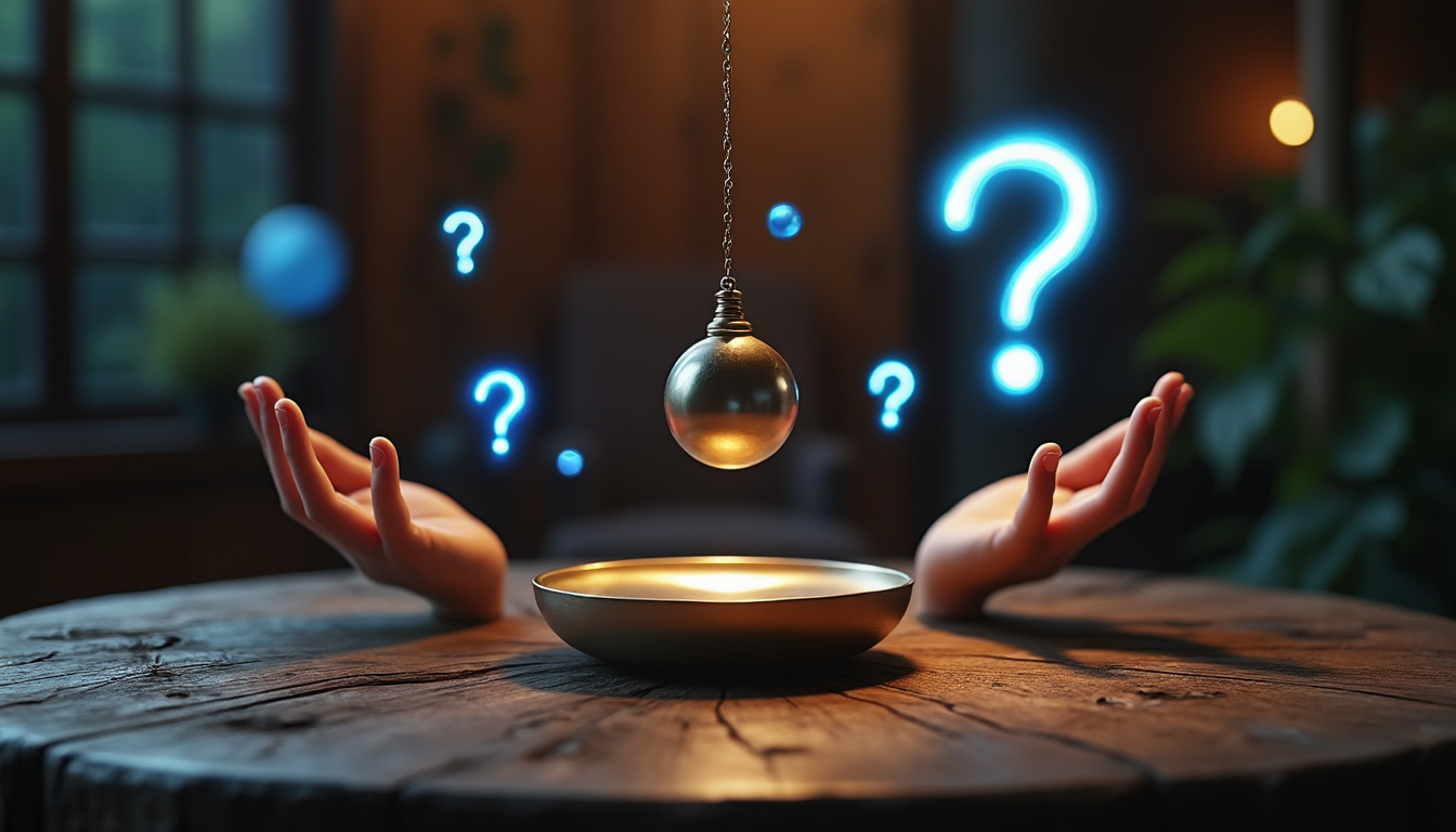 découvrez comment utiliser le pendule pour développer votre intuition, apprendre à poser les bonnes questions et vous entraîner afin de maîtriser cet art avec confiance.