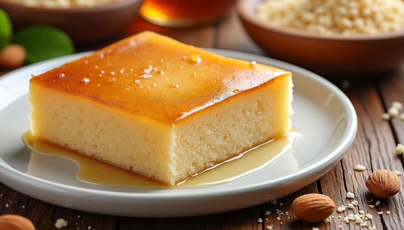 découvrez la douceur authentique du halva à la semoule, une gourmandise traditionnelle qui vous invite à un voyage savoureux et réconfortant.