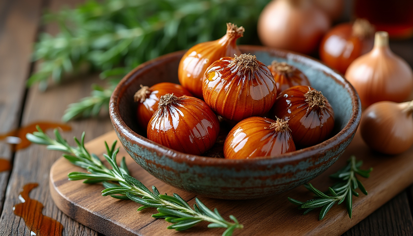 découvrez le confit d’échalotes, une douceur irrésistible qui sublime vos plats avec son goût délicat et savoureux, pour un instant gourmand et unique.