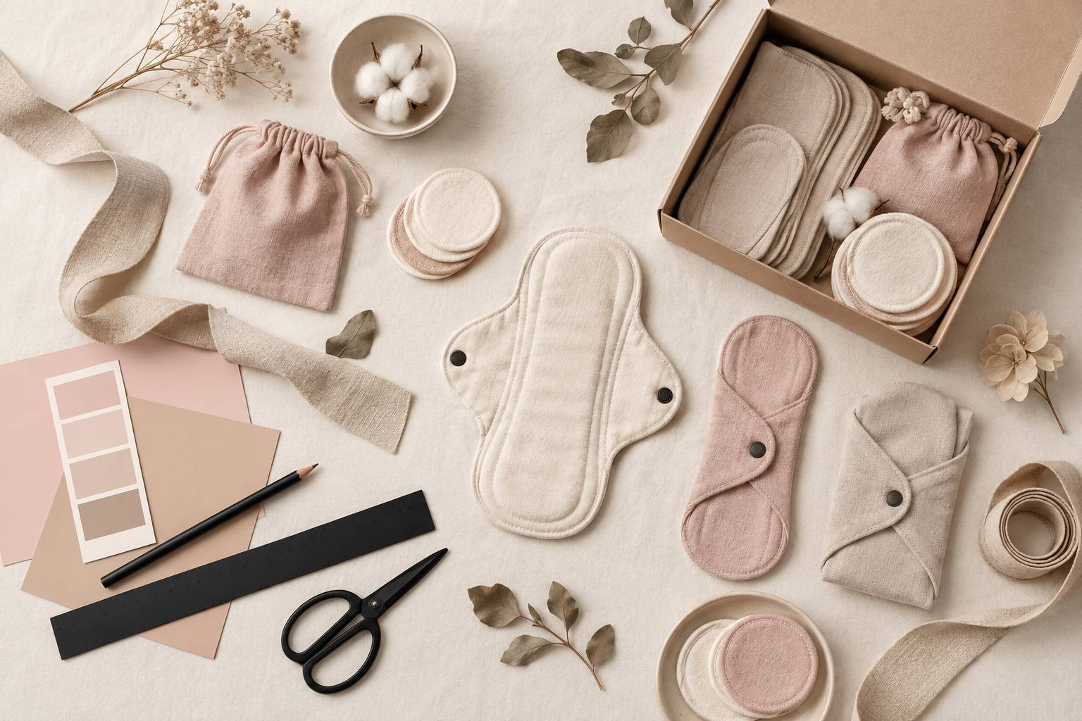 Illustration éditoriale du sujet : « Dans ma culotte » : le parcours inspirant d'une marque de protections hygiéniques respectueuses de l'environnement