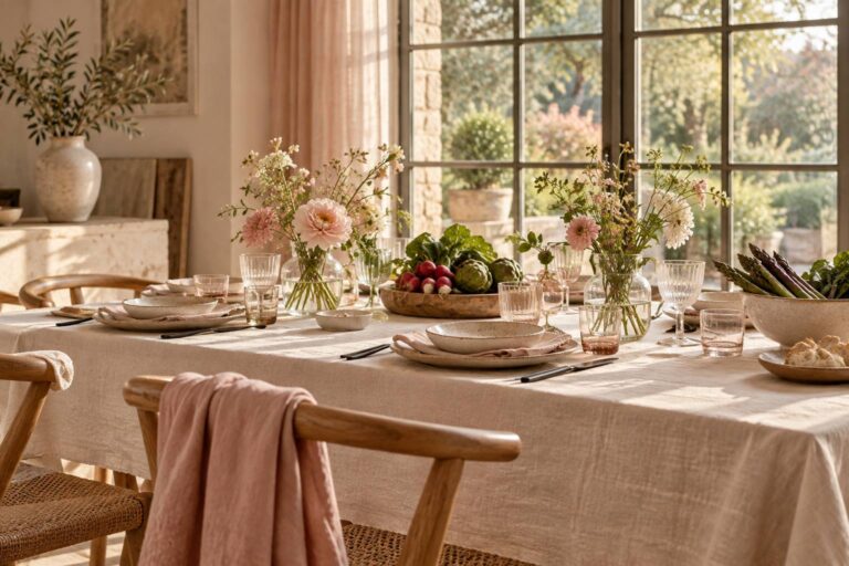 Recevoir lentement : une table simple, de saison et sans stress